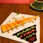 カフェシャララ - プリンケーキ