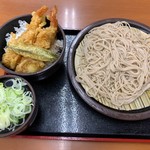 Yude tarou - ミニ天丼セット