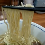 中華そば 西川 - 麺リフトアップ