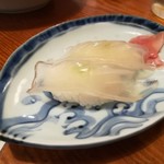 山茂 - イカのエンペラの握り寿司