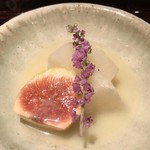 ろっかん - 無花果と蕪の西京味噌仕立て