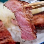 酒処 つがる - ベーコンステーキ１枚定食（900円）
            