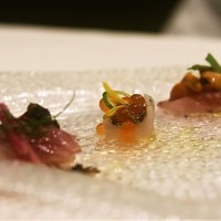 Ristorante IL PRINCIPE - ◆旬魚のカルパッチョ 赤紫蘇の穂のピクルス