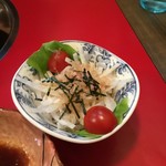野崎肉店食事処 - ミニサラダ