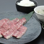 Dokusen sumibiyaki niku hitorijime - ハラミランチ