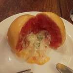 つばめグリル - トマトのファルシーサラダ カット