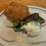 自由軒 - かにクリームコロッケ単品　350円
