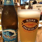 旬の味 あべよし - ハワイのビール青・ビッグウェーブ880円