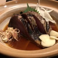 土佐料理 祢保希 銀座店 - カツオの叩き定食