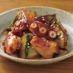 Spicy octopus and cucumber