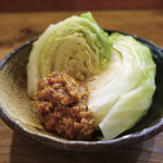 Boiled cabbage miso [specialty]