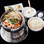 麻辣風もつ鍋定食