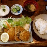 洋食 キムラヤ - ｱｼﾞﾌﾗｲ定食