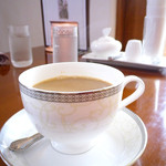 カフェ ド アミ - ケーキセット：カフェオレ（＋５０円）