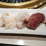 焼肉 牛之助 - ホルモン5種盛り1,000円