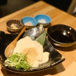 お肉にするか お魚にするか かのう - 自家製豆腐
