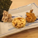 Nomaru - ちびちび　　鯖のスモーク、無花果バター、ナッツナッツ味噌