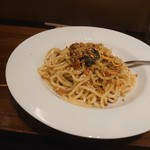 酒とパスタ 麹 - まぜそば風ミートソース生パスタ　￥700(19-11)