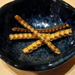 うなぎ処　岡 - 骨せんべい