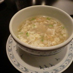 赤坂璃宮 - 海鮮とアスパラのスープ