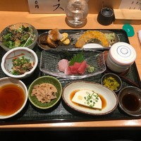くずし割烹 天ぷら竹の庵 東銀座店 - 和食膳（１６００円）