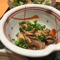 くずし割烹 天ぷら竹の庵 東銀座店 - 牡蠣のしぐれ煮