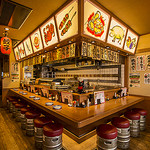 徳ちゃん - カウンター席