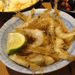 揚鶏屋　伊予 - 白エビ素揚げ
