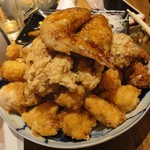 揚鶏屋　伊予 - ザンギ盛り合わせ