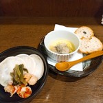 米蔵 - ★★★★冷製二品 500円 海老と蕪のマリネ、牡蠣のオイル漬け とても上品で質をユックリ味わう時間が至福