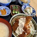 食事処米米 - 今日はアジフライがメインは。