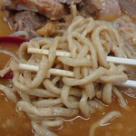 ラーメン富次郎 - 味噌ラーメン（麺300g：茹で前）850円　麺アップ