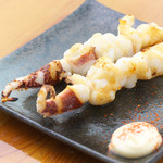 串まる - 料理写真:紋甲イカのゲソ串