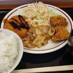 福石パーキングエリア(上り線)スナックコーナー・フードコート - おまかせ定食