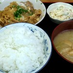 Nomikui Dokoro Fuji - カツ煮ランチ　ご飯大盛り