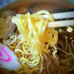 ぽんぽこ亭 - 麺！中華そば的麺。つるっとイケます！