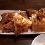 Wagaya Hayashi - 白エビと玉葱のかき揚げ680円