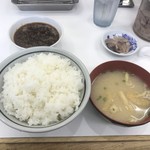 Tempura Dokoro Hirao - 大ご飯に味噌汁！