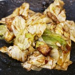 御麺　麦　一等兵 - ホルモンX  豚の小腸です