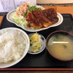 美うら食堂 - スタミナ豚カツ定食