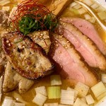 らー麺 あけどや - 鴨 TO フォアグラ 贅沢味噌ら〜麺 1500円