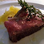 ラ・ソラシド フードリレーションレストラン - ◇「庄内 羽黒"丸山さんの羊"のローストと酸っぱくした錦糸かぼちゃ」