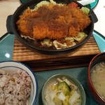 Katsutoshi - 陶板チキンかつ定食　1298円