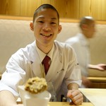 銀座 しのはら - ポルチーニのから揚げを