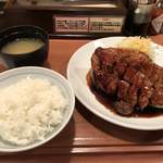 大阪トンテキ - トンテキ定食　大　1050円