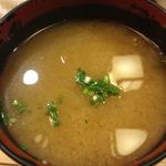 鮨大前 - 味噌汁　美味しかったです
