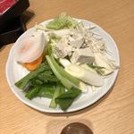 しゃぶ菜別邸 - ２人でこれ位の量を3〜4皿食べたかな？