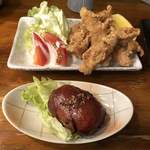 Yakitori Mumu - 唐揚げと肉まきおにぎり