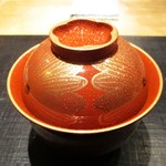 おおたに - 椀物：銀杏真丈 木の子の薄葛仕立て。　　　　　2019.10.29