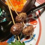 おおたに - 八寸 の むかごの素揚げ。　　　　　2019.10.29